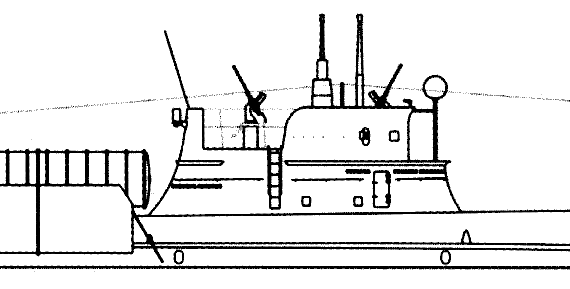 Подводная лодка RN Gondar 1939 [Submarine] - чертежи, габариты, рисунки